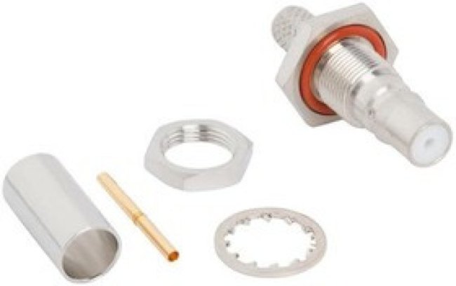 134106, RF Connectors / Coaxial Connectors STR Crimp JK RG-58 LMR-195, 50 Ohm