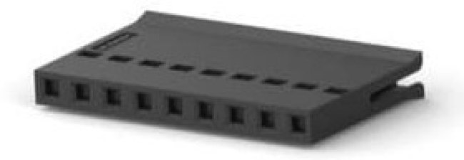 487378-8, FFC &amp; FPC Connectors REC 1X09P 100X100 HSG