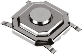 SKQGADE010, Tactile Switches 5.2x5.2x1.5mm 260gf