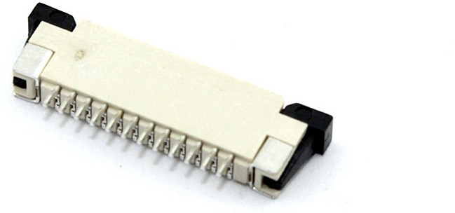Разъем FPC Half Coverage Bottom Contact 1.0K-BX-12PWB 12 pin высота 2мм шаг 1мм