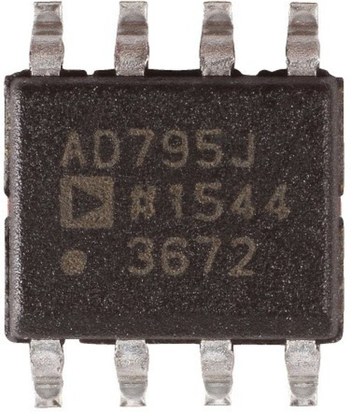 AD795JRZ, Малошумящий, прецизионный операционный усилитель на полевых и биполярных транзисторах [SO-8]