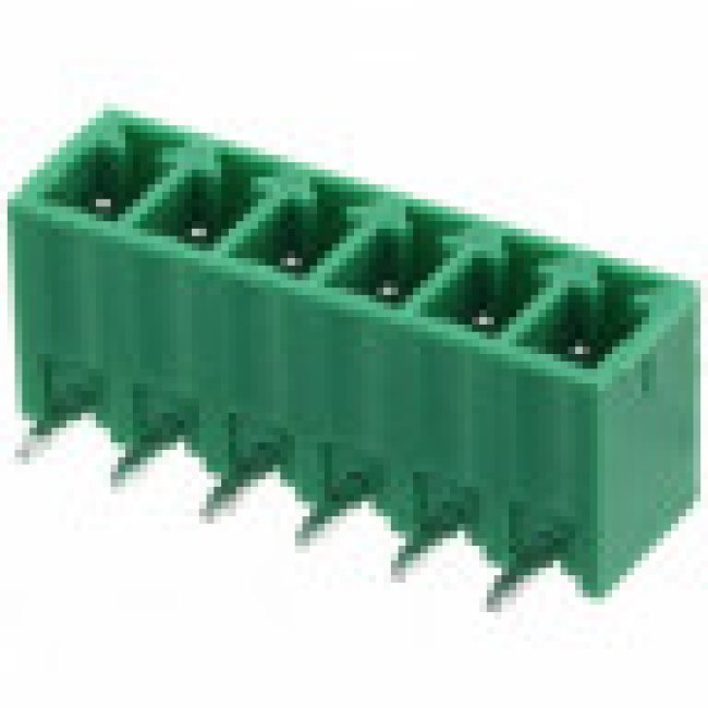 OQ0632510000G, Pluggable Terminal Blocks 6P 3.81MM HDR RA PLUGGABLE TERM BLK