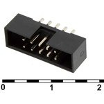 BH2-10 (DS1014-10) (IDC2-10MS), Вилка на плату прямая 10pin 2.00мм