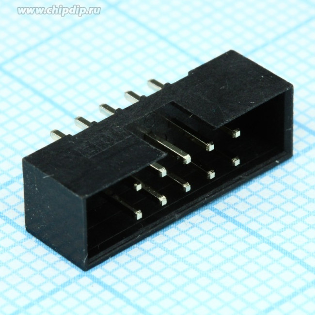 BH2-10 (DS1014-10) (IDC2-10MS), Вилка на плату прямая 10pin 2.00мм