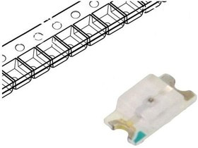 OSTC3236C1E, LED; SMD; 1206; yellow green; 100?150mcd; 3.2x1.6x1.8mm; 35°; 20mA