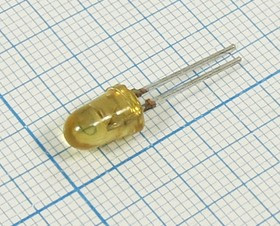 Светодиод инфракрасный 5x9 мм, мощность 5мВт, угол 20, линза желтая прозрачная; №5124 СД-ИК 5 x 9\\ 5мВт\ 20\жел пр\АЛ156\