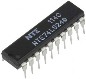 NTE74LS240, IC: digital; buffer,inverting,line driver; Ch: 8; TTL; THT; DIP20