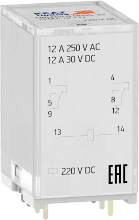 Реле промежуточное OptiRel G RP55-32-12D-12-CO КЭАЗ 281072