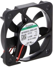 MF40060V2-1000U-A99, Вентилятор осевой, 5В DC, 40x40x6мм, подшипник Vapo, 9,3куб.м/ч, 25,3дБА