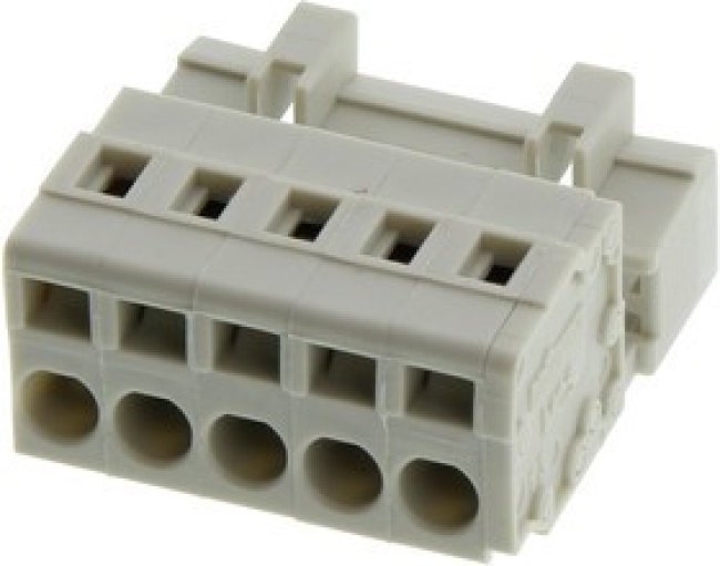 721-605, TERMINAL BLOCK, PLUGGABLE, 5POS, 12A