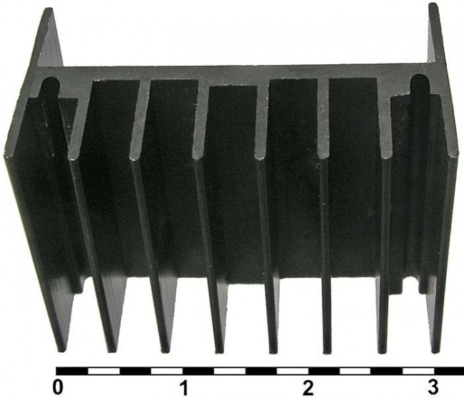 BLA023-25 (HS 107-25), Охладитель 17*32*25, алюминий