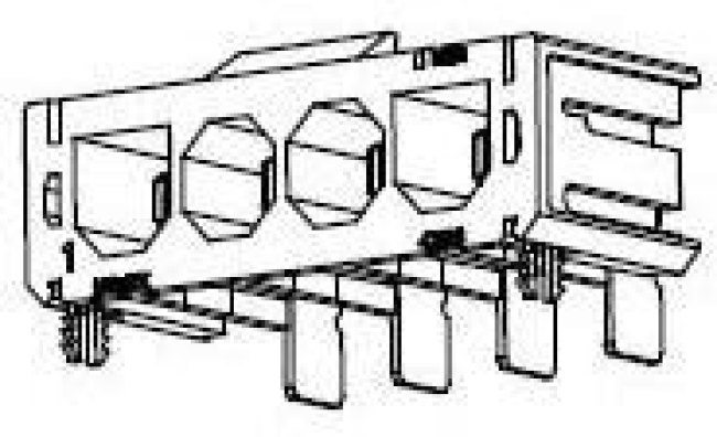 172043-0406, Power to the Board Super-Sabre R/A Hdr Assy 4ckt FgrPrf 172043-0406, Power to the Board Super-Sabre R/A Hdr Assy 4ckt FgrPrf