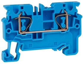 Клемма проходная пружинная OptiClip CX-4-I-BU-32A-(0.2-4) син. КЭАЗ 289714