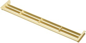 Вентиляционная решётка для цоколя, 390 мм, ваниль VRC-01-16 Вентиляционная решётка для цоколя, 390 мм, ваниль VRC-01-16