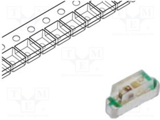 KPBA-2006SURKZGKC, LED; SMD; red/green; 60?240mcd,100?450mcd; 2x0.6x1.05mm; 140°