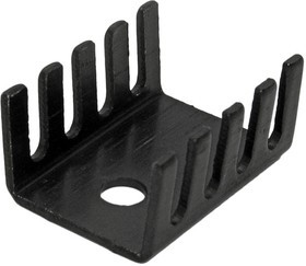 718, Радиатор охлаждения воздушный U-типа , алюминиевый с чернением