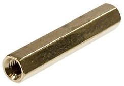 PCHSS-27, стойка для печатной платы латунная М3 шестигранная (L-KLS8-DBK-M3-E4.7-L27)