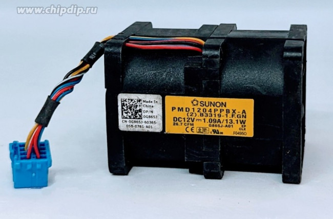 Вентилятор Sunon PMD1204PPBX-A сдвоенные 40x40x55 12v 1,23A 14,8W