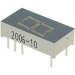 SC04-11HWA 10.16мм, 7х1 красный ОК, 1.6мКд