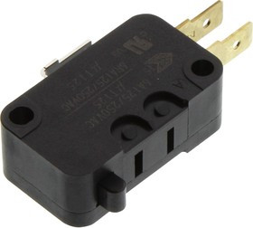 TF2CFH8SP0040C, MICROSWITCH, SPDT, PIN PLUNGER, 6A, 250V