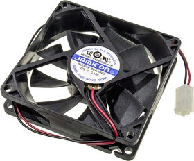 KF0820S1H-R, вентилятор 12В 80х80х20 мм подшипник скольжения