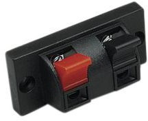 RND 205-01502, Speaker Terminal, Socket, Straight, 2 Poles