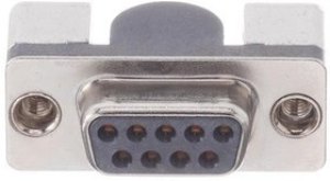 XM3L-0912-03N, D-Sub Standard Connectors DSUB SMT Socket 9pin Mount Hole #4-40 UN