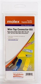 76650-0051, Terminals SNAP CONN PVC KIT 22-14