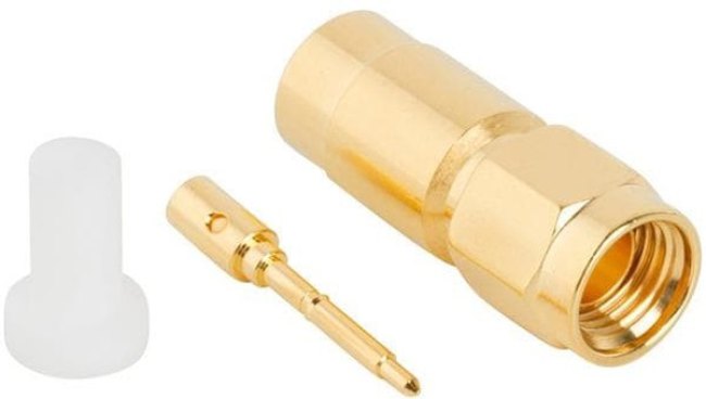132296, Разъем РЧ / Коаксиальный, SMA Коаксиальный, Прямой Штекер, Пайка, 50 Ом, 0.251 полужесткий, RG401 132296, Разъем РЧ / Коаксиальный, SMA Коаксиальный, Прямой Штекер, Пайка, 50 Ом, 0.251 полужесткий, RG401