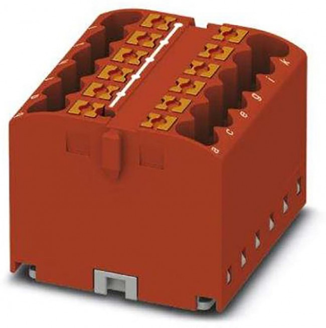 3273290, DIN Rail Terminal Blocks PTFIX 12X2,5 RD 2.5mm2 slf-assmb MNT