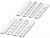 0808668, Terminal Block Marking Strip, Unprinted, 5mm