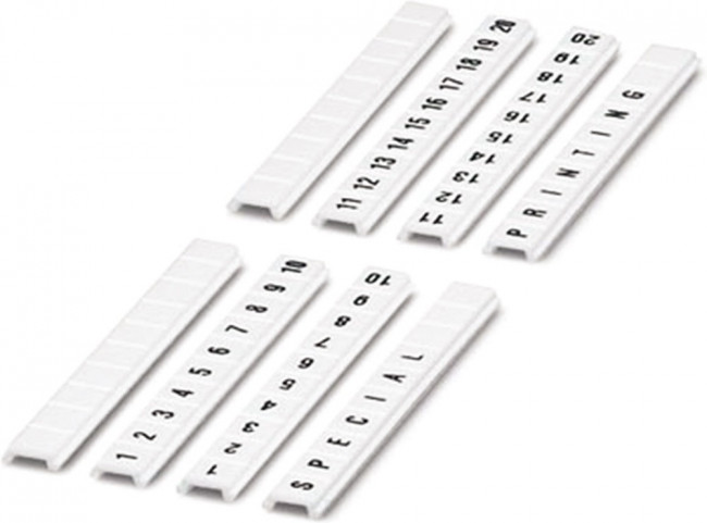 0808668, Terminal Block Marking Strip, Unprinted, 5mm
