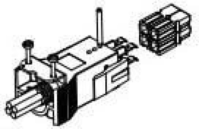 ASMPP30-1X2-KR, Heavy Duty Power Connectors PP15/45 ONE ROW 1X2 ASSEMBLY BONDED