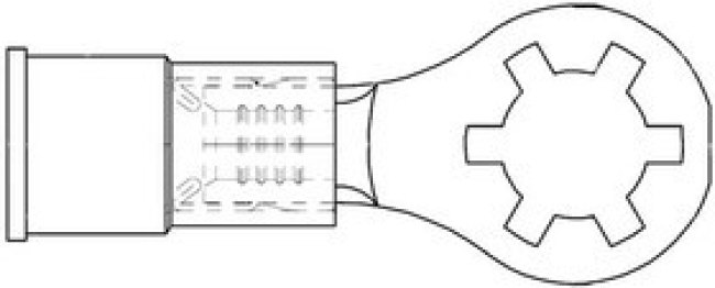 19076-0013, Terminals STAR RING AVIKRIMP ( VIKRIMP (SRB-529-06