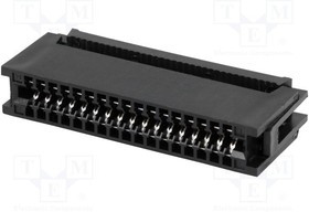 DS1064-340B, Краевой; PIN: 34; IDC; на шлейф; 1,27мм; gold flash