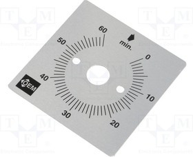 S60M, Шкала для реле времени, MI2R