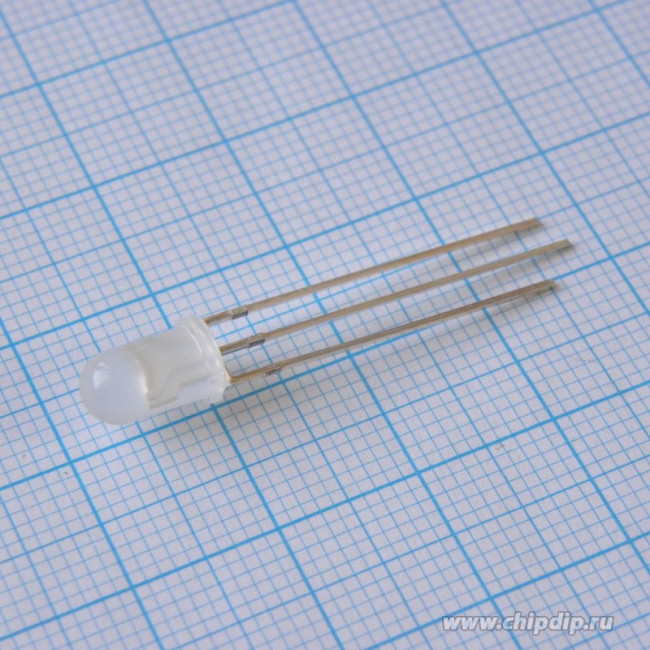 FYL-5019EGW1B Светодиод многоцветный 5mm Orange / Yellow Green FRD