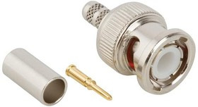 112120, RF Connectors / Coaxial Connectors BNC STRAIGHT PLUG RG58-50 OHM 3PC-DC