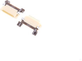 FH12A-12S-0.5SH(55), FH12 0.5mm Pitch 12 Way Right Angle Female FPC Connector, ZIF Top Contact