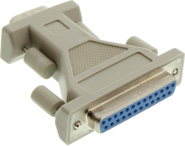 30-9520, D-Sub Adapters &amp; Gender Changers D-SUB GENDER ADAPTER DB9(M) DB25(F)