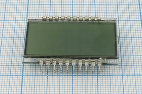 Индикатор ЖК 4 разрядный, 38x25мм, приборный, цифровой-мнемонический; №5389 жки 4 \\ 38x 25\приборный\цифр- мнемон\FP-1693P\