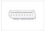 10018783-10011TLF, PCI Express® GEN 3 Card Edge, Storage and Server Connector, Vertical, Through Hole, x4, 64 Positions, 1.00mm (0.039in) Pi