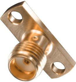 142-1701-201, Разъем РЧ / Коаксиальный, SMA Коаксиальный, Прямое Гнездо с Фланцем, 50 Ом