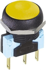 IRR7Z262, Push Button Switch, Momentary, Panel Mount, 14.8mm Cutout, SPDT, 250V ac, IP67