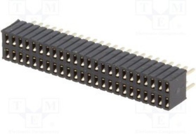 DS1065-08-2X24S8BV, Гнездо, IDC, "мама", PIN 48, прямой, 1,27мм, THT, 2x24, gold flash