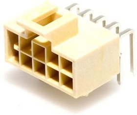 105314-2210, Headers & Wire Housings NanoFit RA Hdr TH DR 10Ckt 0.38um Au Ntl 105314-2210, Headers & Wire Housings NanoFit RA Hdr TH DR 10Ckt 0.38um Au Ntl
