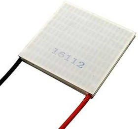 Модуль Пельтье 45x45x3 мм, напряжение 16 В, ток 12 А, 137 Вт, TEC1-16112