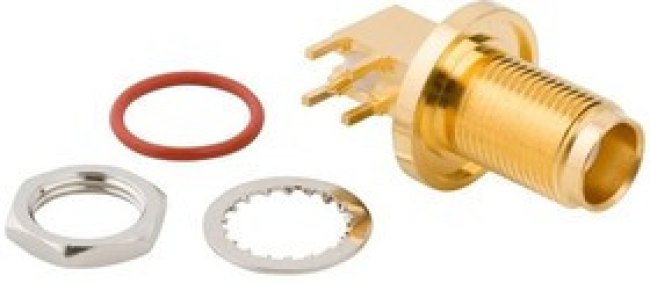 031-6527, RF Connectors / Coaxial Connectors ARC TNC Right Angle Bulkhead Jack 031-6527, RF Connectors / Coaxial Connectors ARC TNC Right Angle Bulkhead Jack