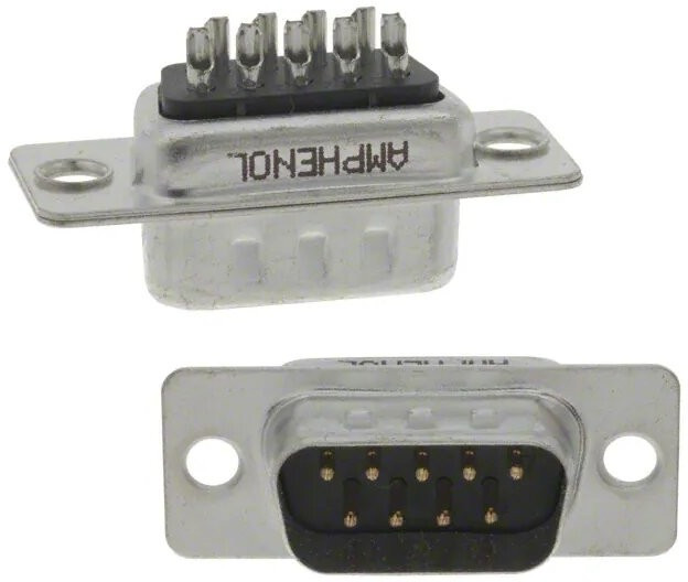 G17S0910110EU, D-Sub Standard Connectors 9P PLUG SOLDER CUP FIXED PRECISION