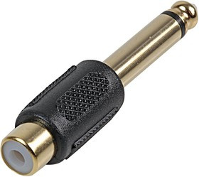 PSG08644, Переходник разъема, RCA / Phono, 1 вывод(-ов), Гнездо, Моно - 6.35мм, 1 вывод(-ов), Штекер